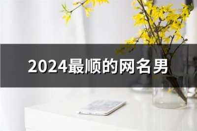 ​2024最顺的网名男(共130个)